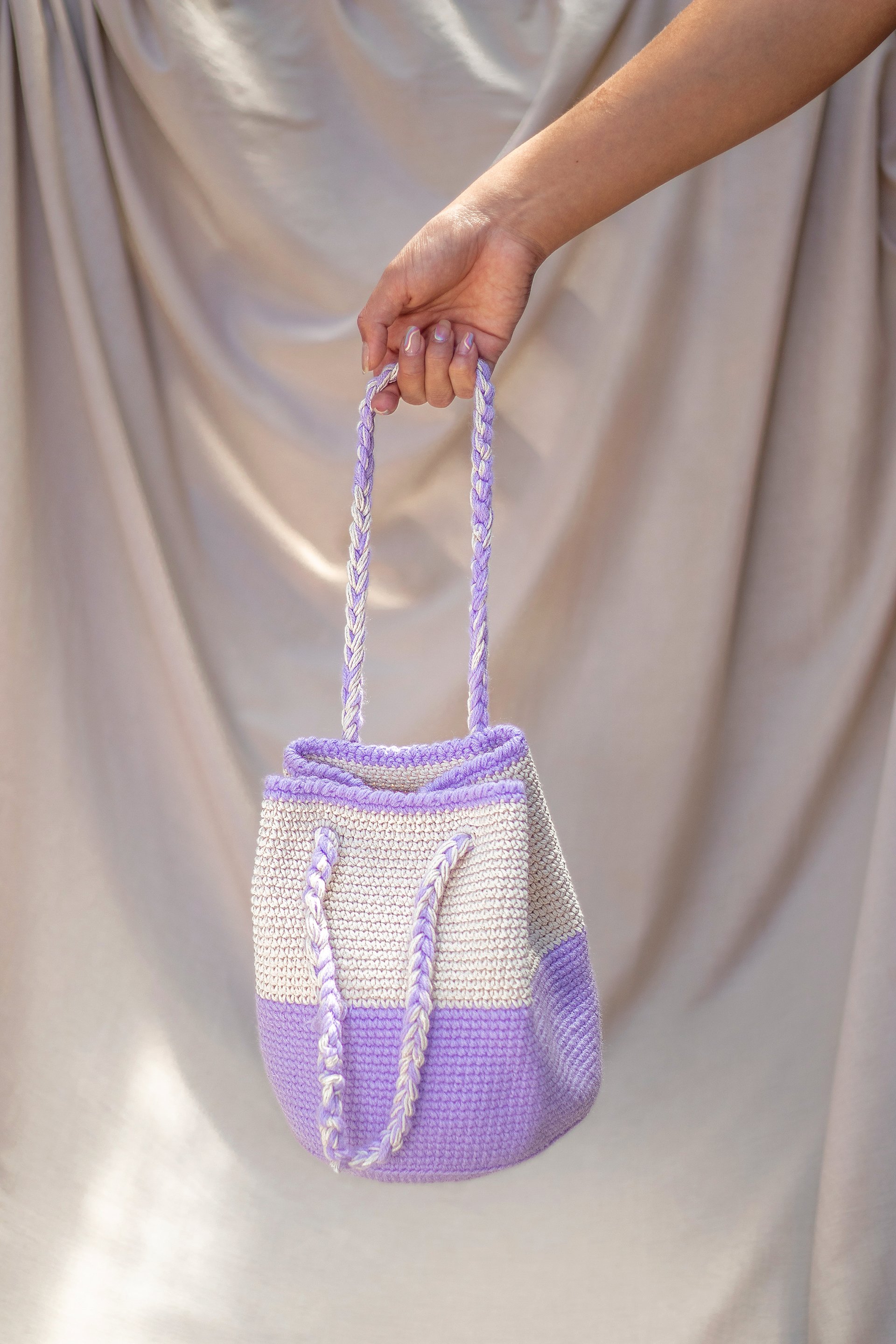 Shigra Bucket Bag La Ñaña Orchid