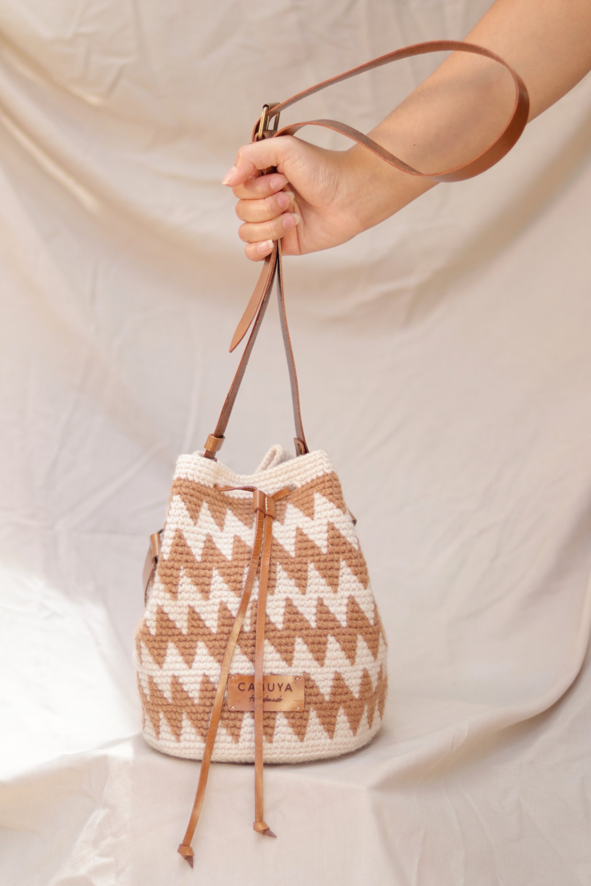 Shigra Bucket Bag Andes Nude