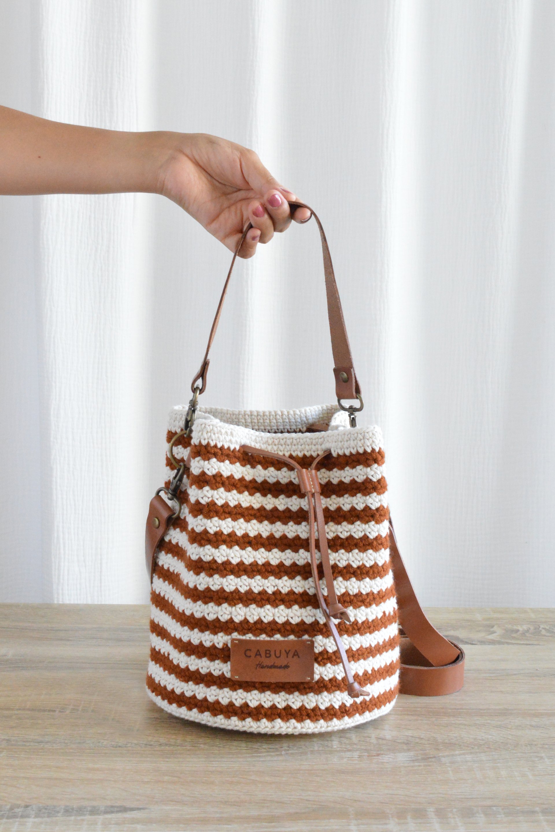Shigra Bucket Bag Quito Coffe