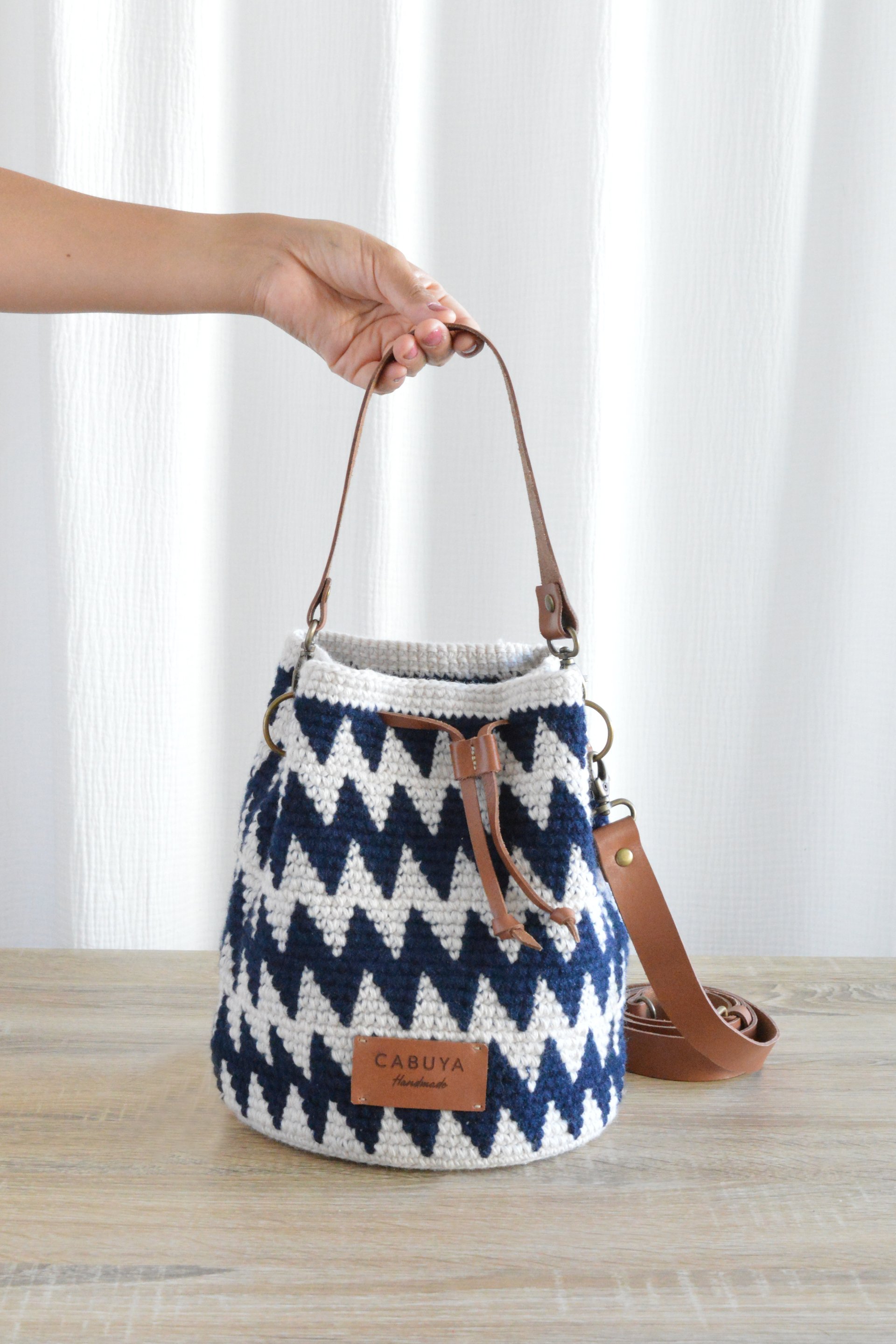 Shigra Bucket Bag Andes Blue