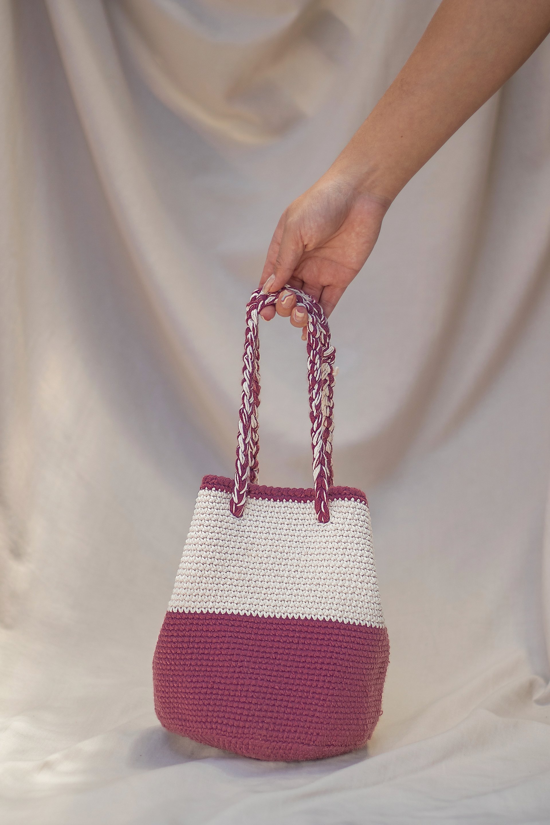 Shigra Bucket Bag La Ñaña Blackberry